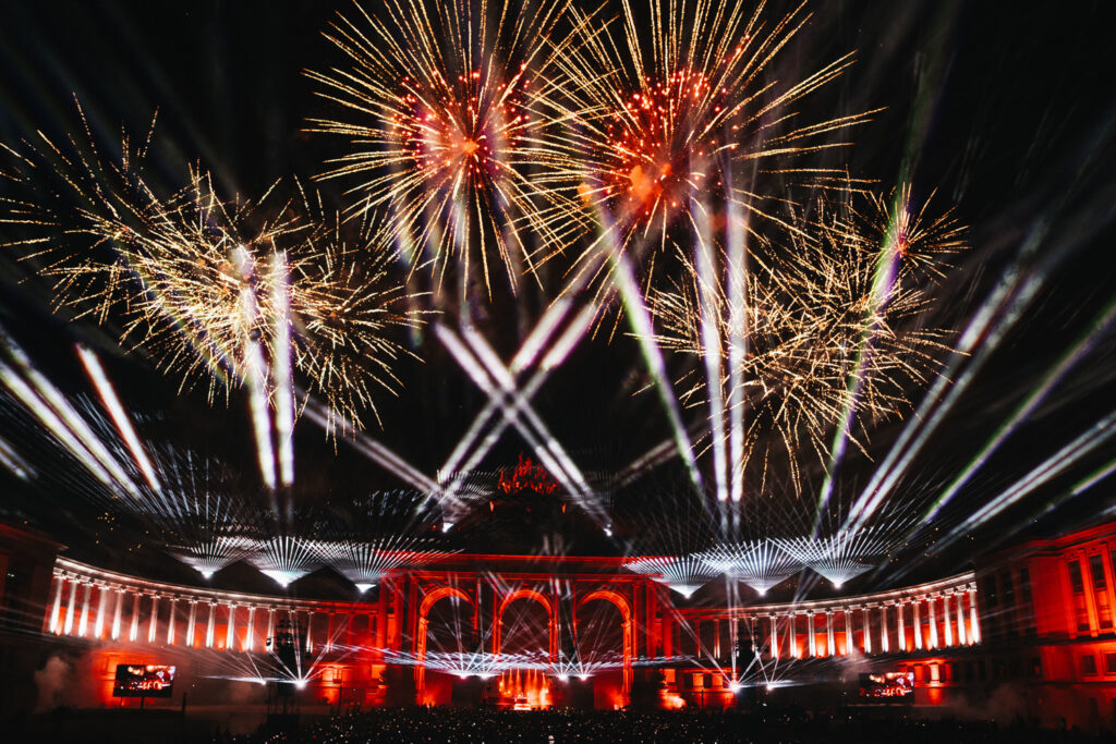 About 150,000 people attended the 'Belgian Party' at the Cinquantenaire