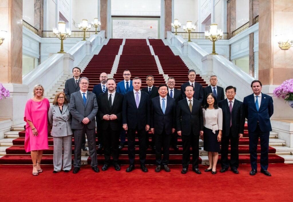 EU delegation presses China on Russia ties, trade deficit and human rights