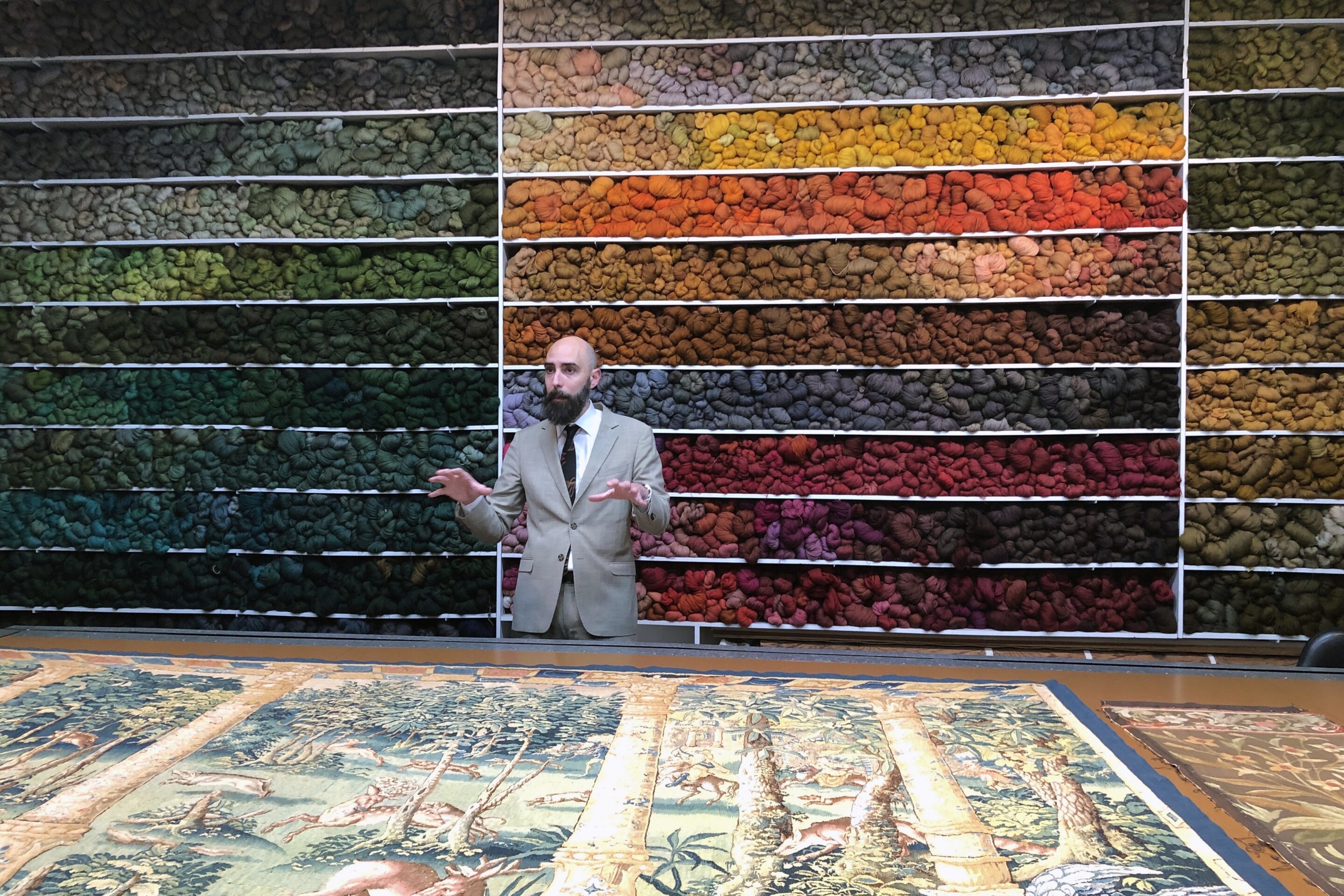 A stitch in time: Inside Belgium’s tapestry hospital