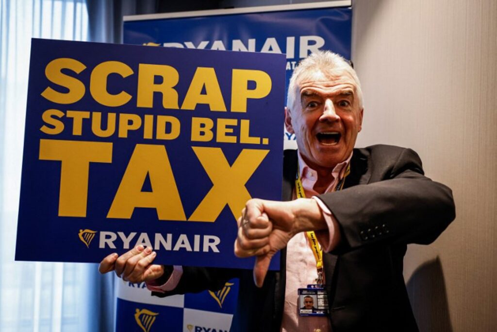 Ryanair to cut 2 million passenger seats in Brussels