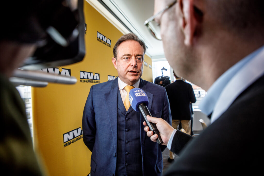 De Wever's N-VA are the most featured party on Flemish news programmes by far