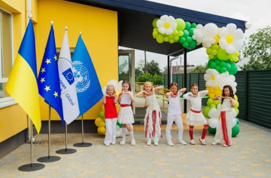 EU-renovated Ukraine nursery offers war-displaced children safe space
