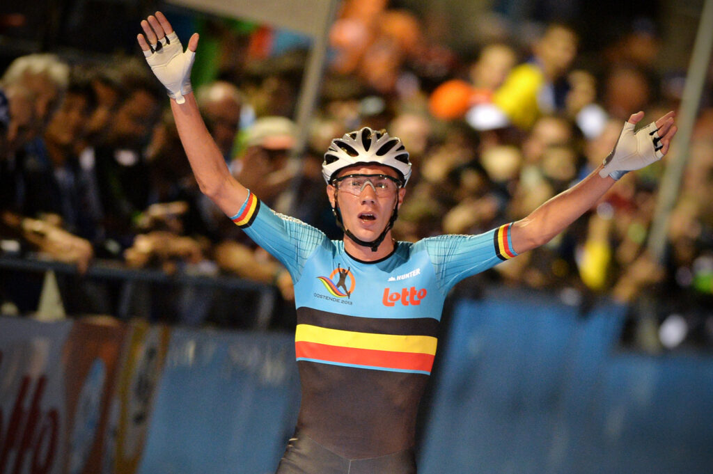 Belgium's Bart Swings wins his fourth gold medal for the week