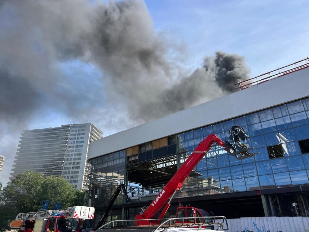 Fire at the future Kanal Museum in Brussels brought under control