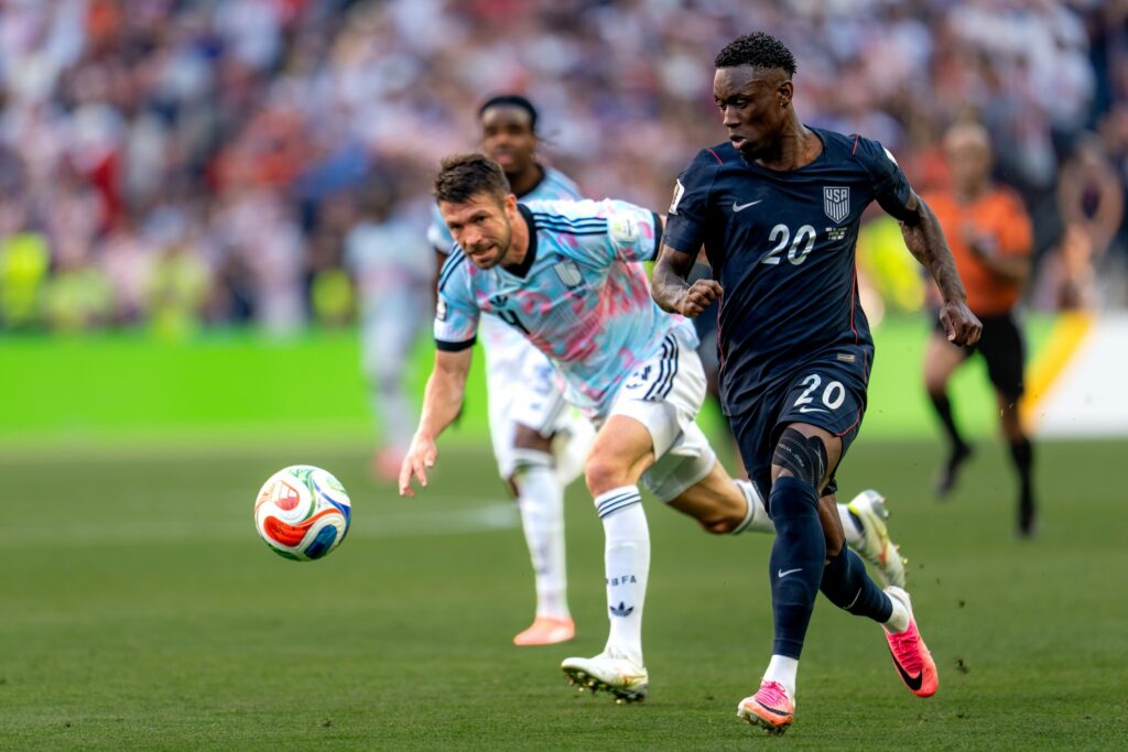 Balogun red card reversal decision was taken by one FIFA official