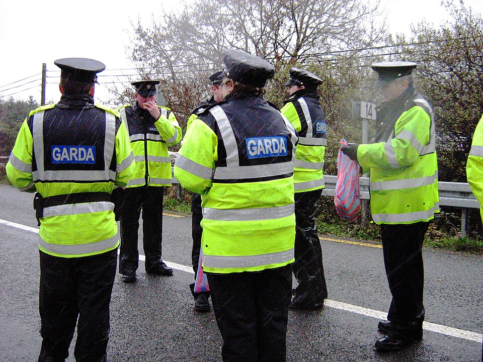 Two people arrested after a bomb is discovered near the Northern Irish border