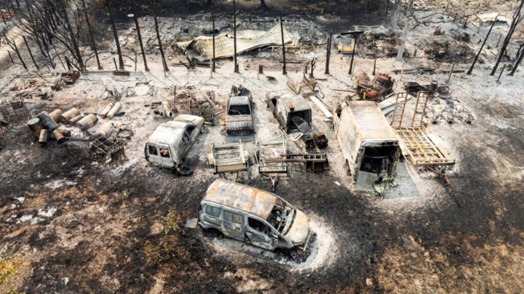 Biscarosse wildfire is under control, says French president