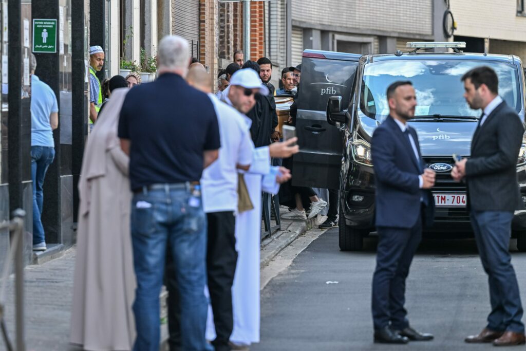 Hundreds gather in Mosque to bid farewell to tram assault victim Driss Atounane