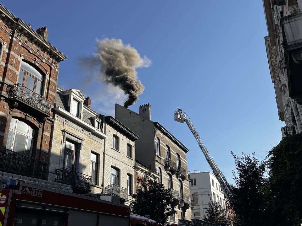 Fire breaks out in restaurant ventilation system in Saint-Gilles