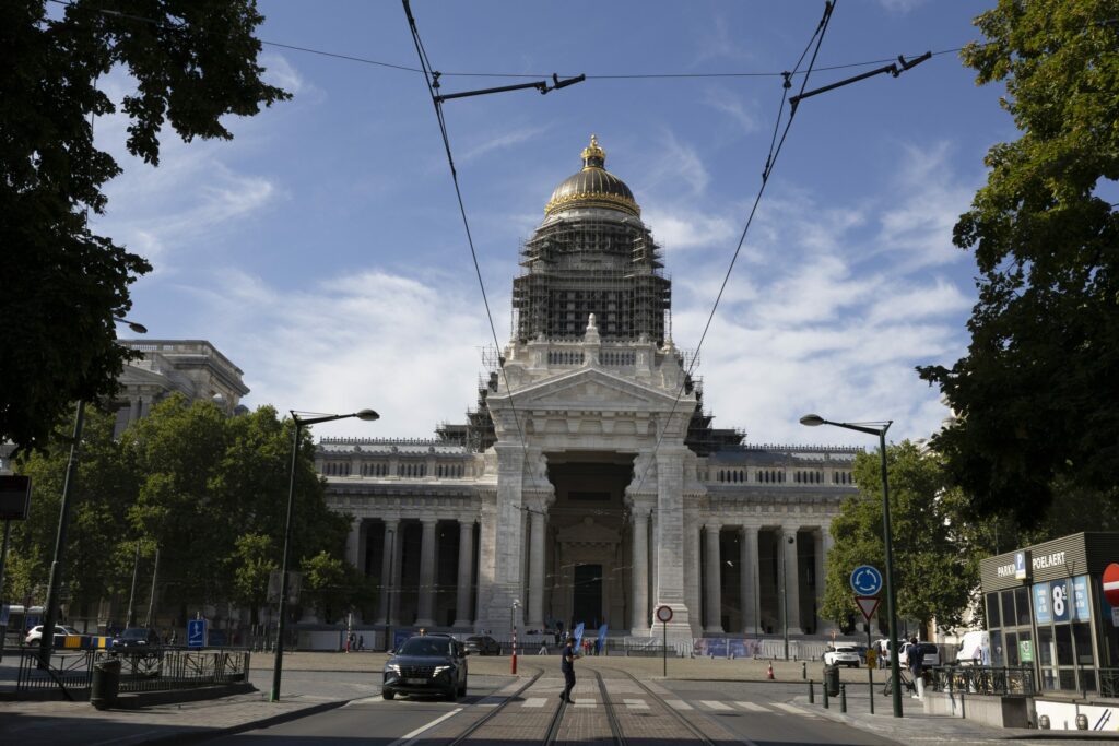 Brussels' Palais de Justice façade finally free after over 20 years