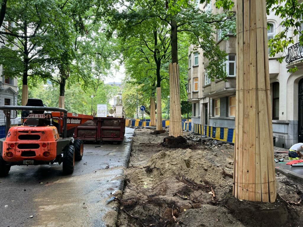 Greening of Brussels EU quarter starts with redevelopment of historic street