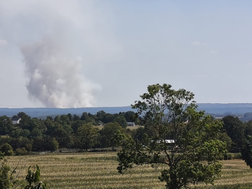 Citizens take action against High Fens wildfire