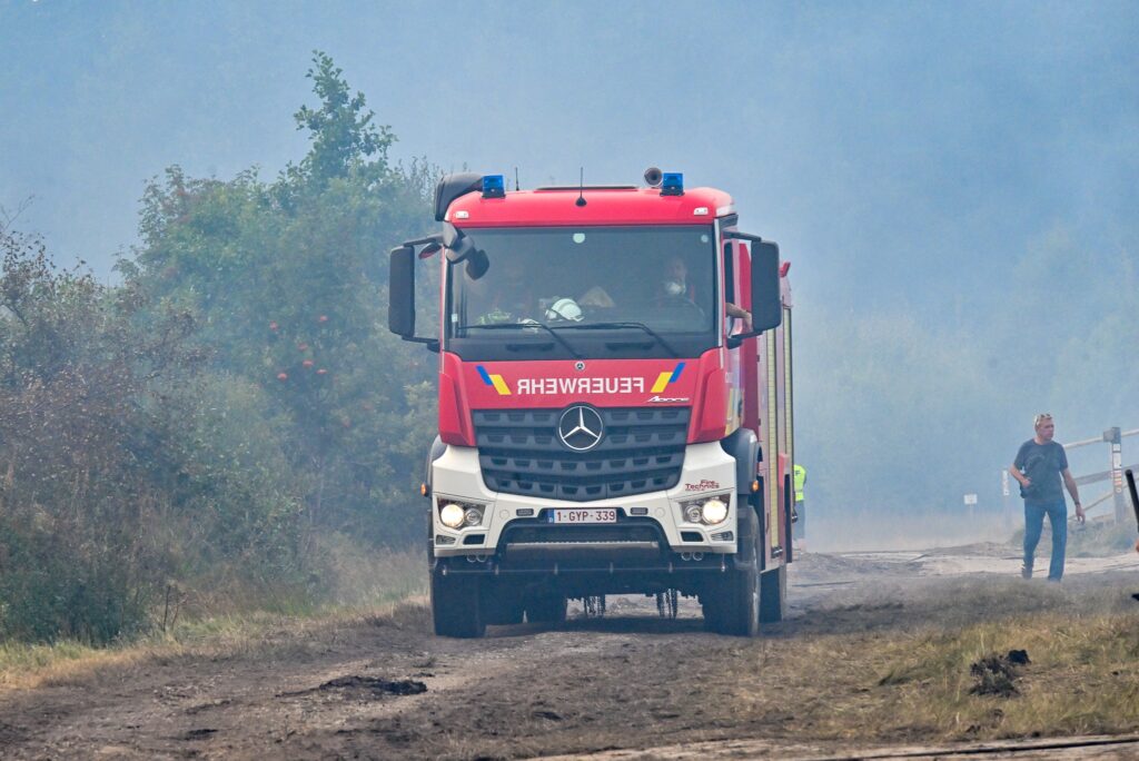High Fens: Fire is no longer spreading toward the German border