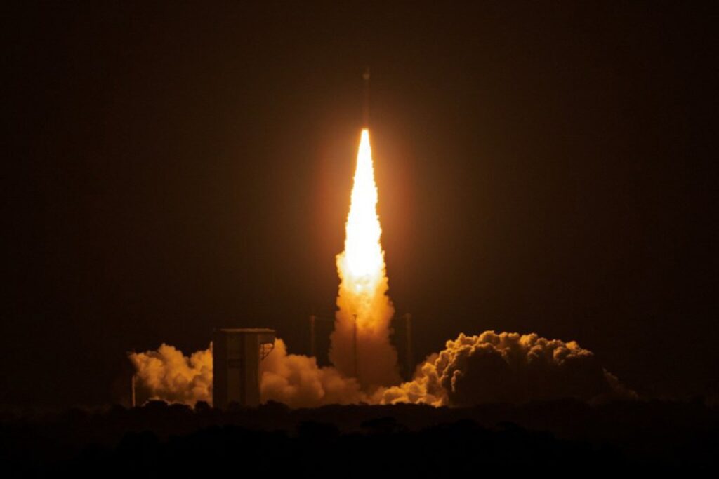 Two European climate satellites launched from French Guiana