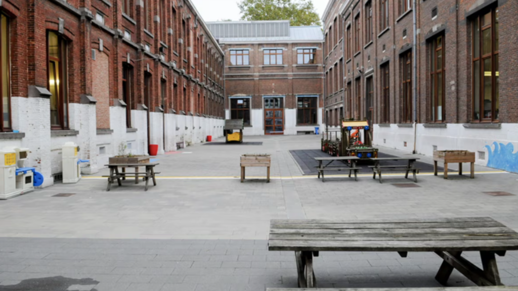 Brussels unveils latest school playground to receive 'green' makeover