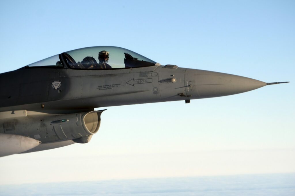 NATO fighter jets shoot down a drone over Lithuania