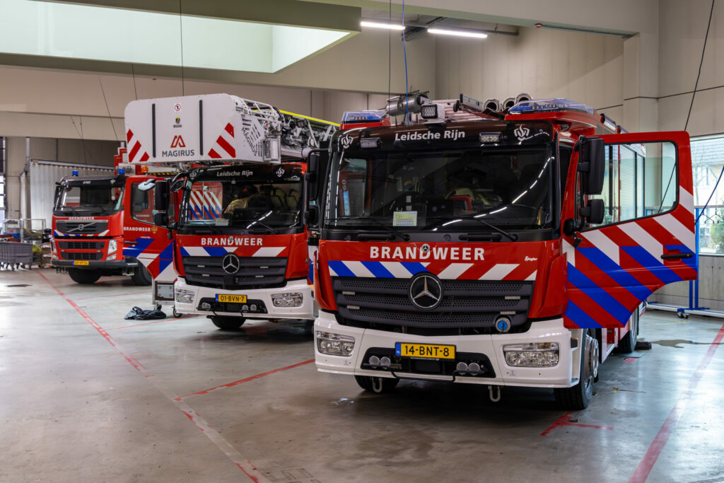 Dutch police report "small fires along several highways"