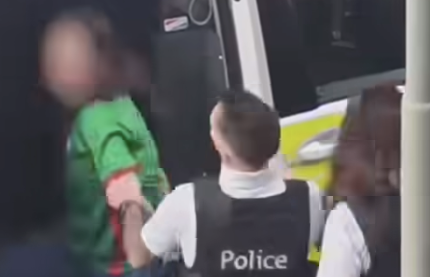 Police officer filmed slapping handcuffed woman, investigation launched