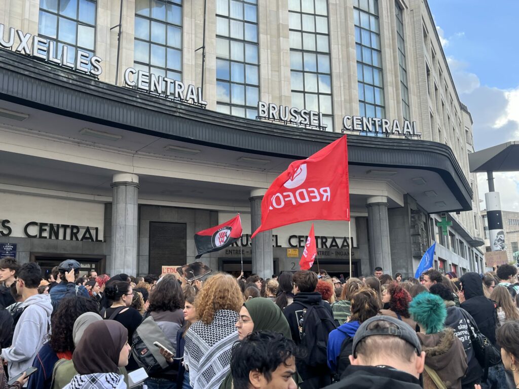 'Studying is a right we will not negotiate': Students protest against higher education costs in Brussels