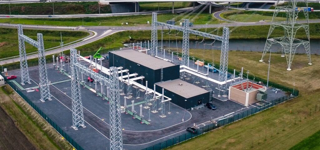 Work on Elia's high-voltage line in Bruges partially halted