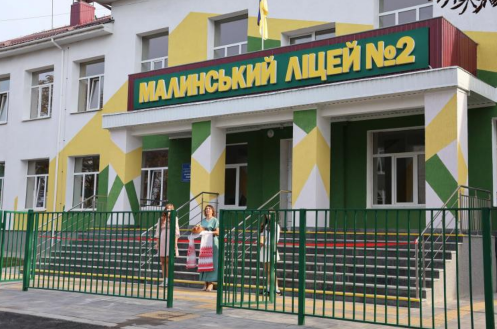 War-hit Ukrainian school reopens with EU-backed rebuild
