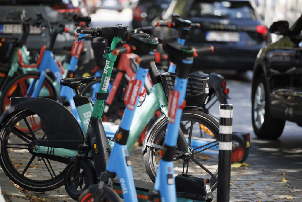 Brussels orders removal of shared bikes and scooters from city centre ahead of protests